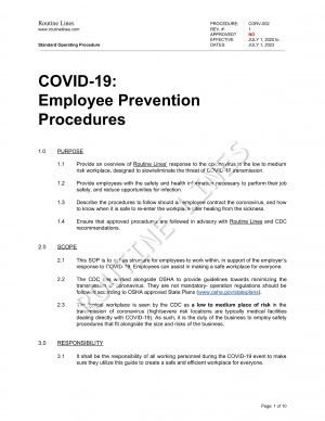 COVID-19 SOP 3